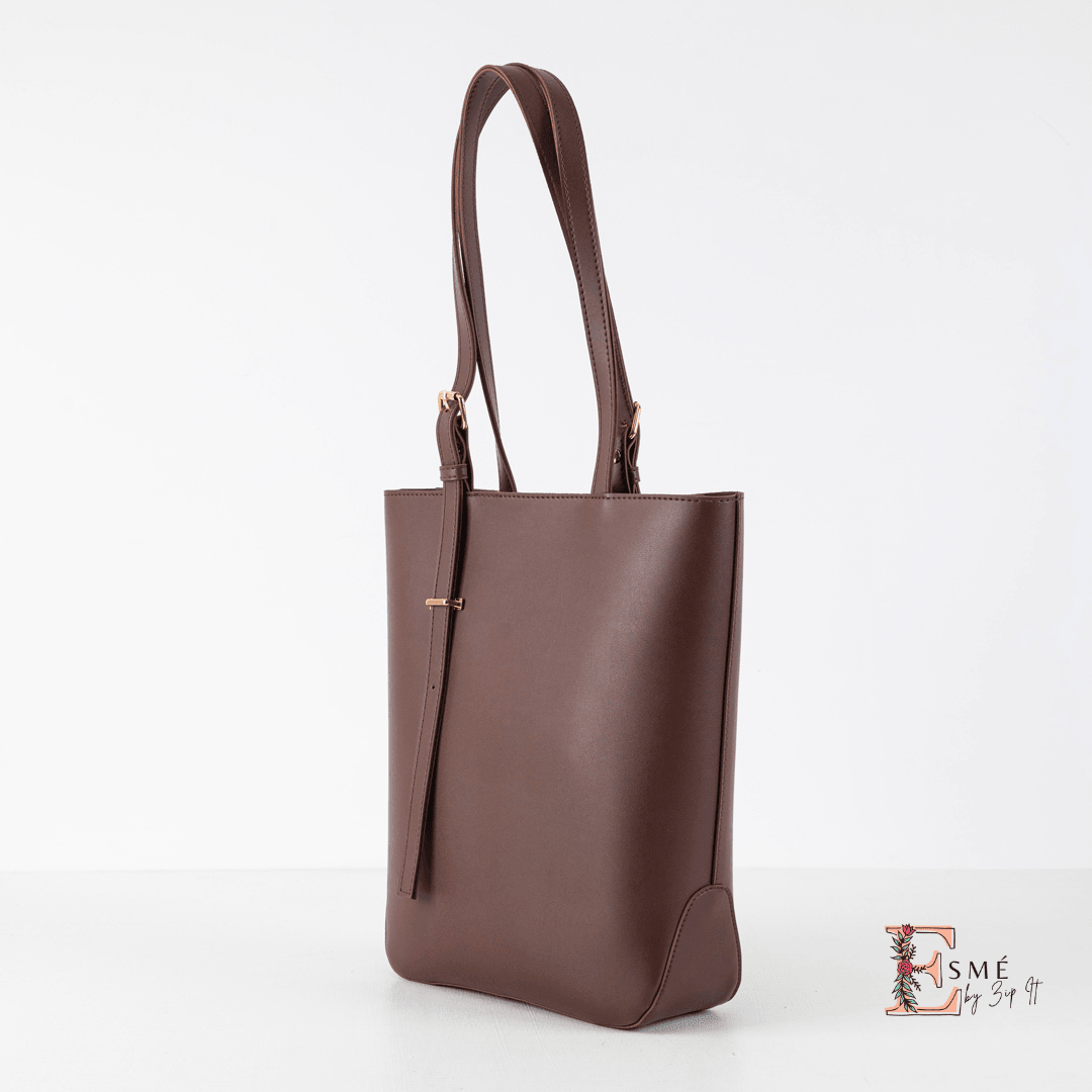 Boat Tote-Brown - Esme by Zipit