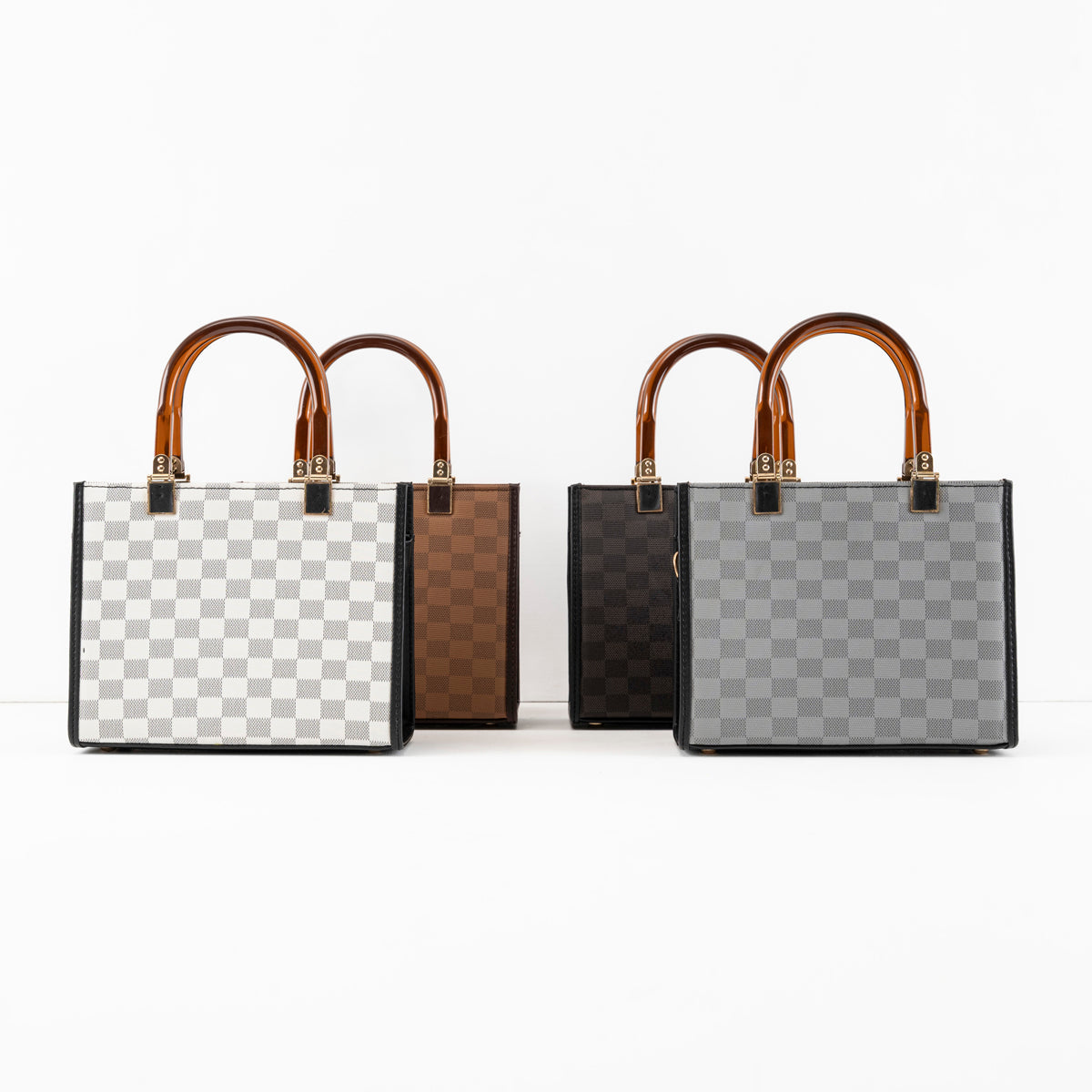 Checkmate Bag - Grey