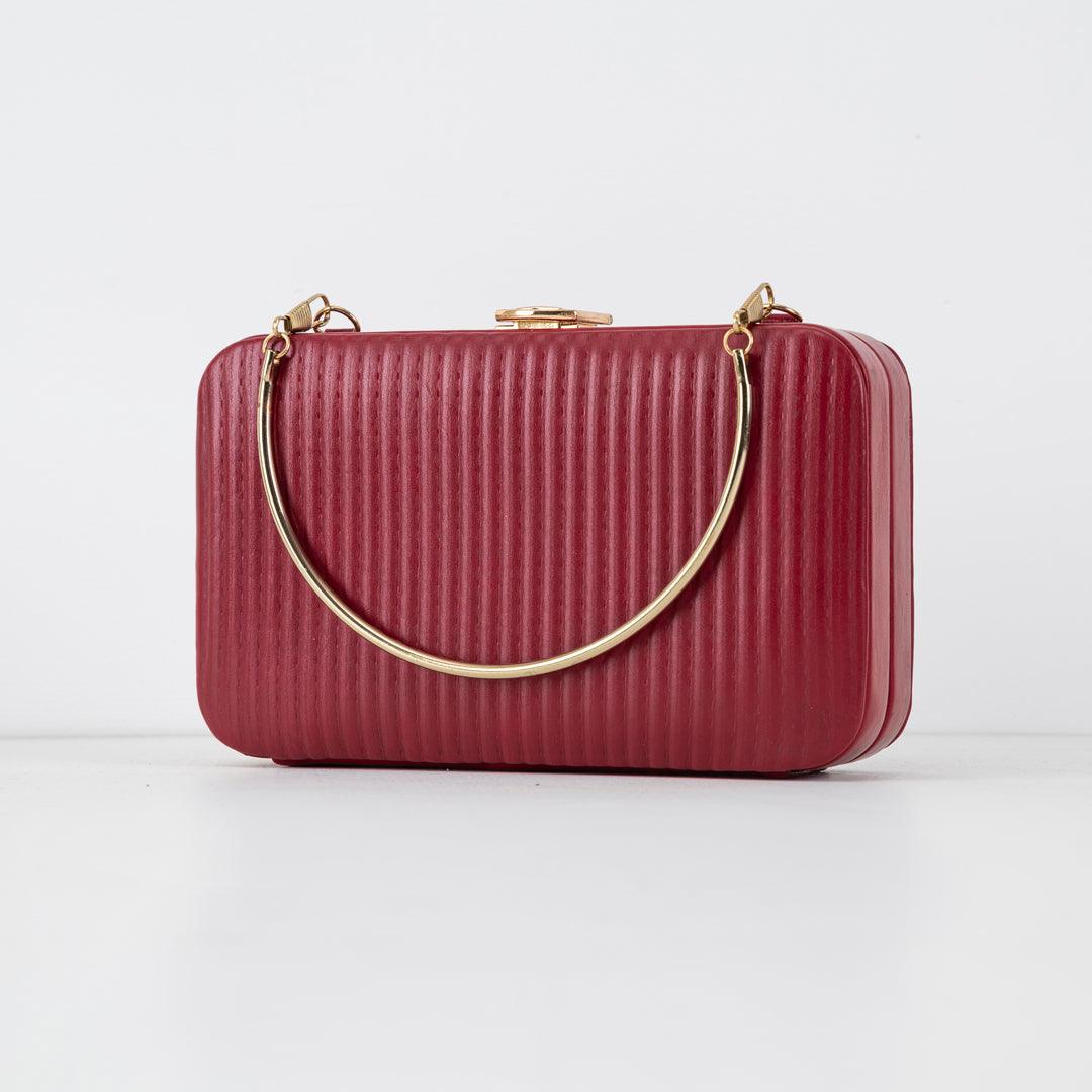 Lilly clutch- Maroon - Esme by Zipit