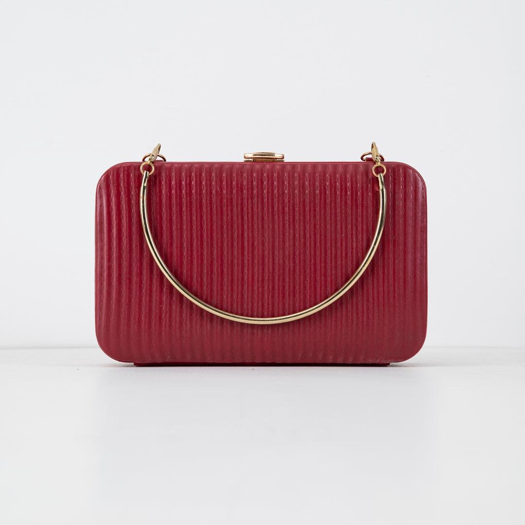 Lilly clutch- Maroon - Esme by Zipit