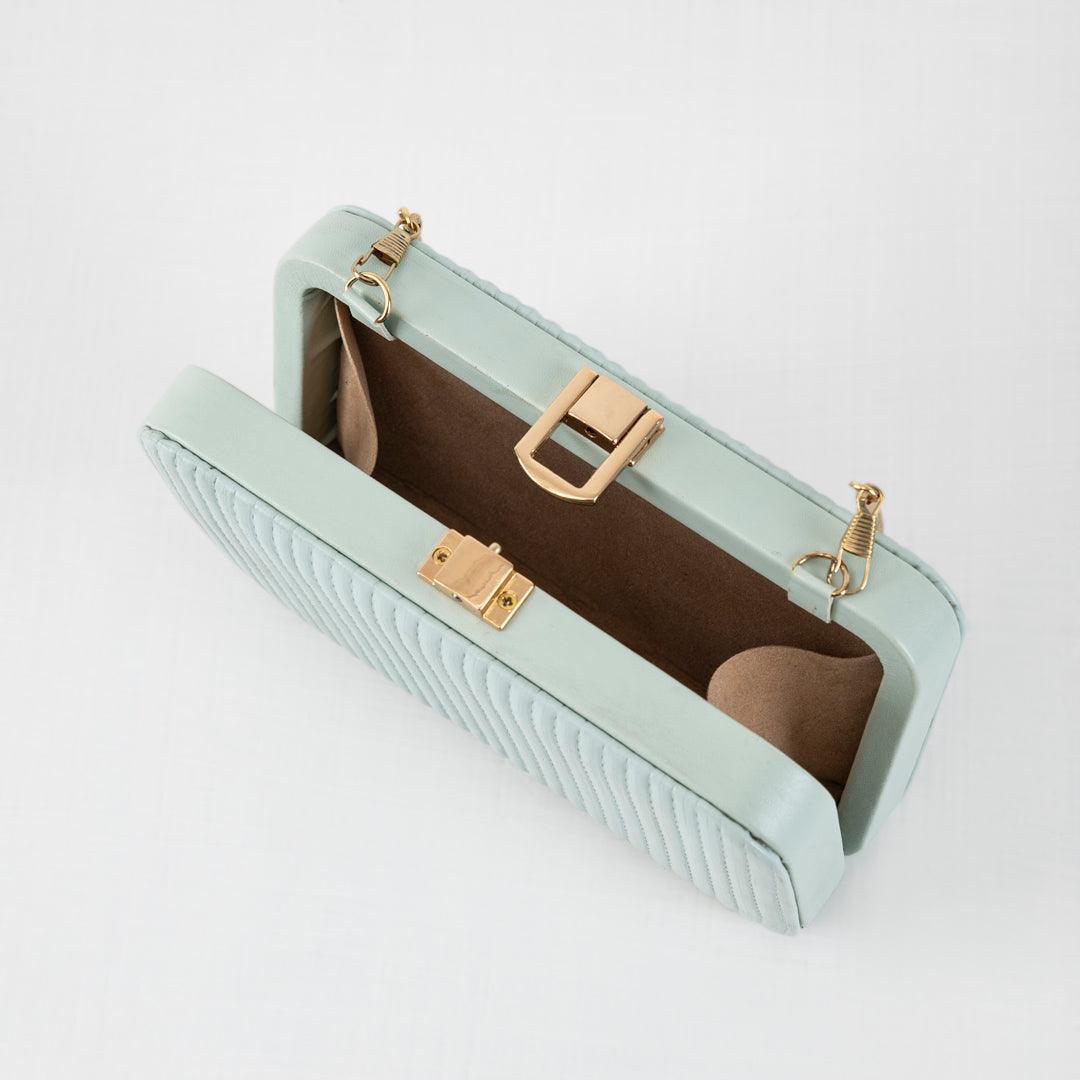 Lilly clutch- Ice Blue - Esme by Zipit