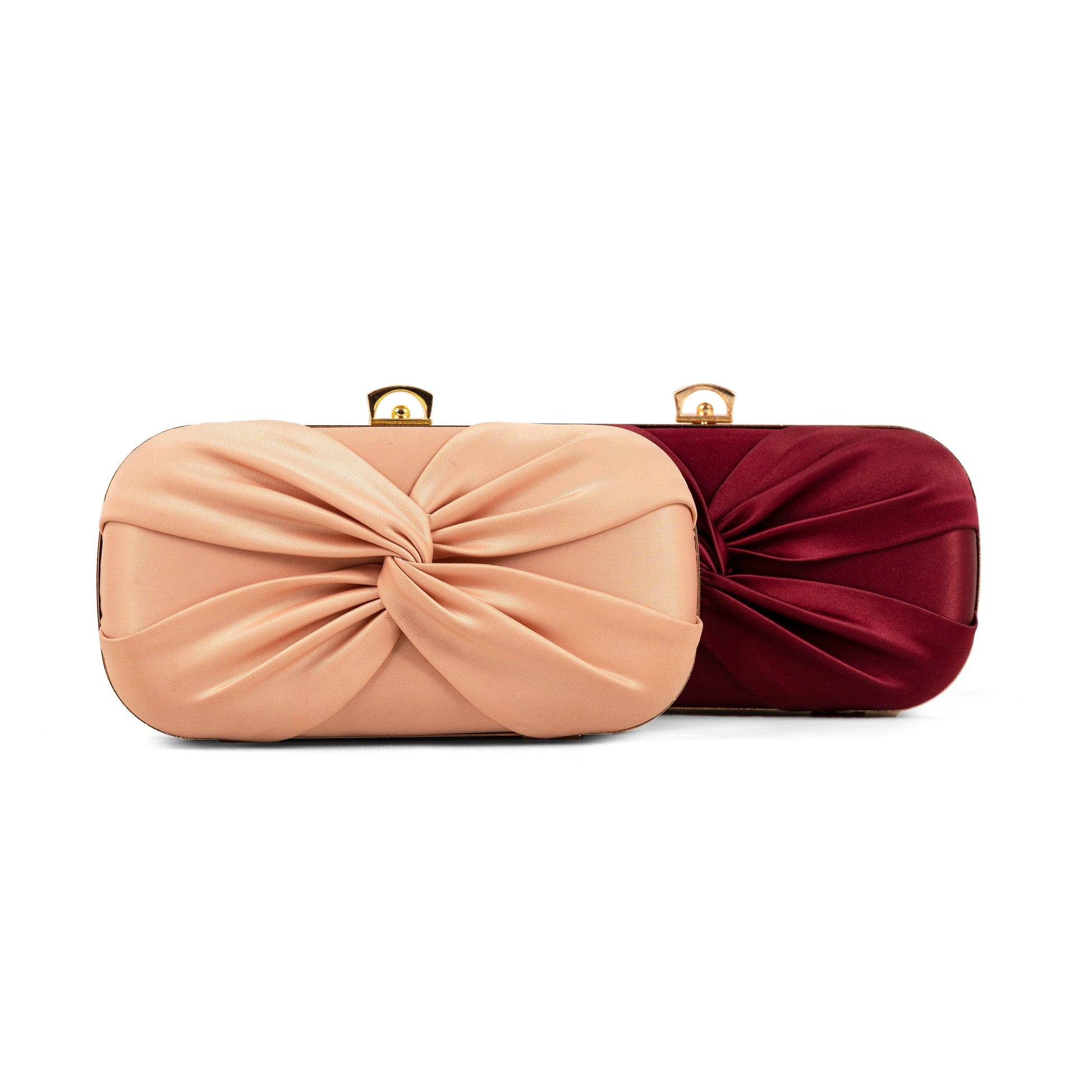 Bow Clutch-Red - Esme by Zipit