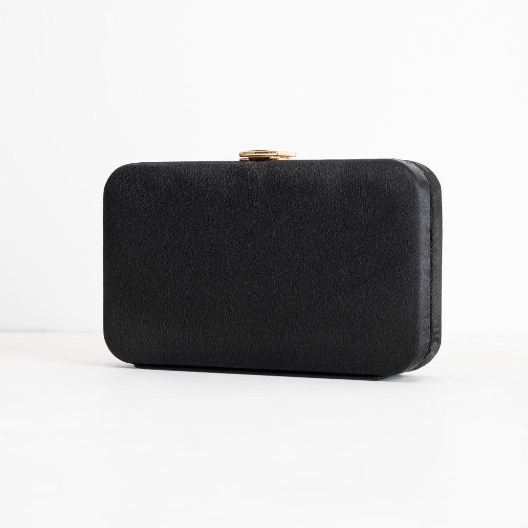 Coffer Clutch - Black - Esme by Zipit