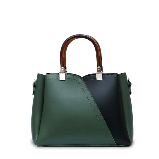 Splitchick Green Handbag