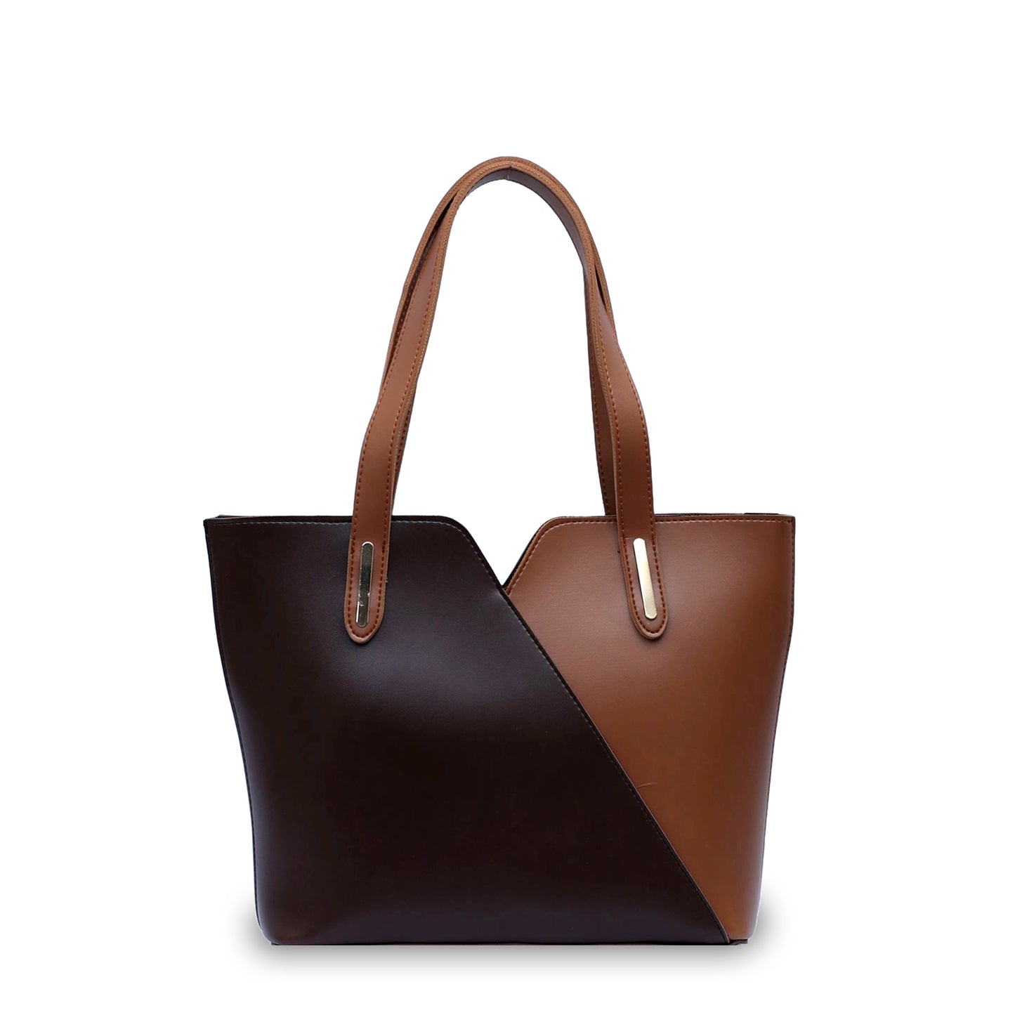 Double Tone Choco Tote Bag