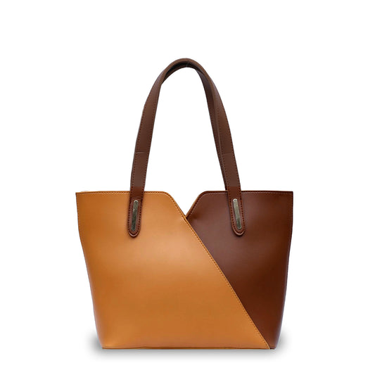 Double Tone Mustard Tote Bag