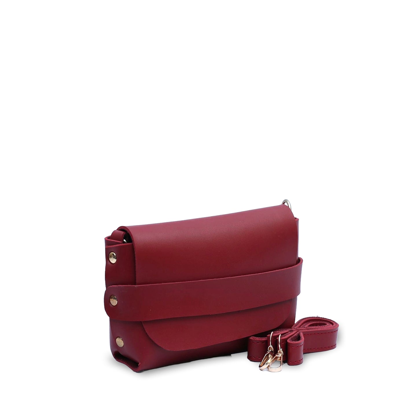 Strapcross Maroon Crossbody