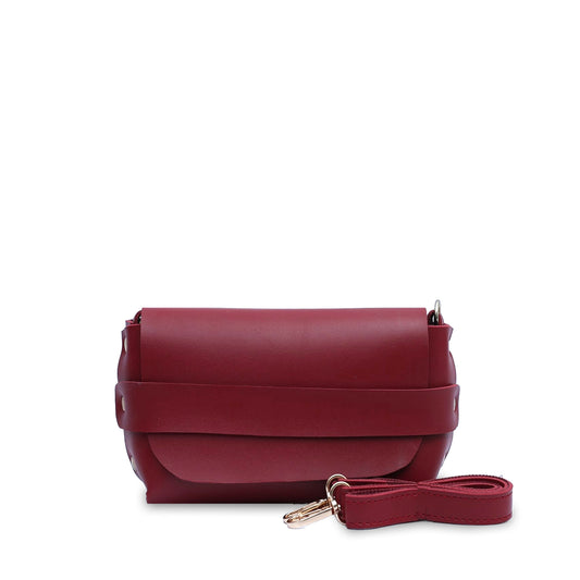 Strapcross Maroon Crossbody