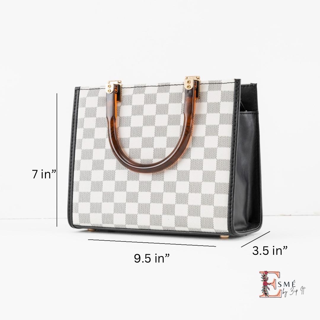 Checkmate Bag - White