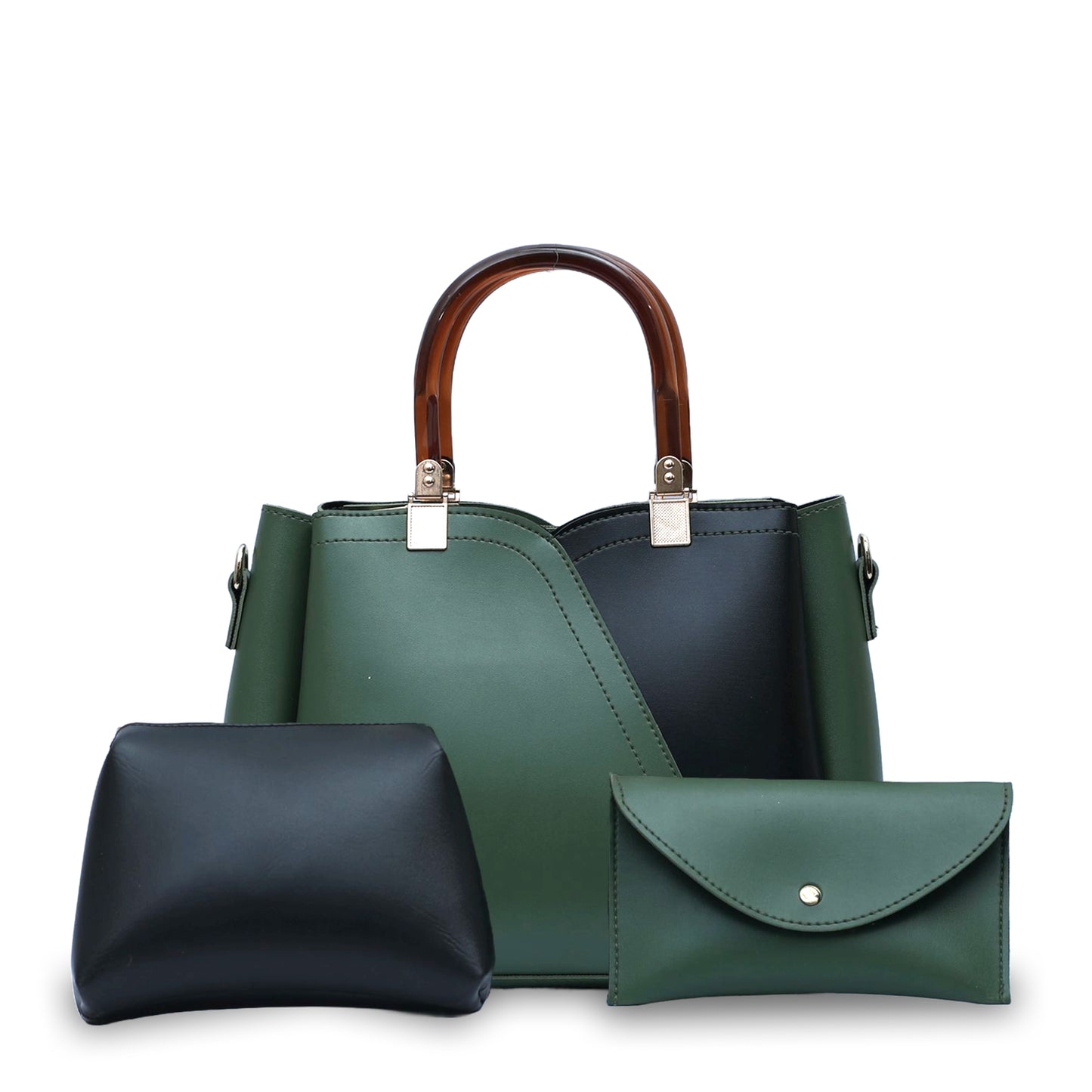 SplitChic Green 3Pc Bagset