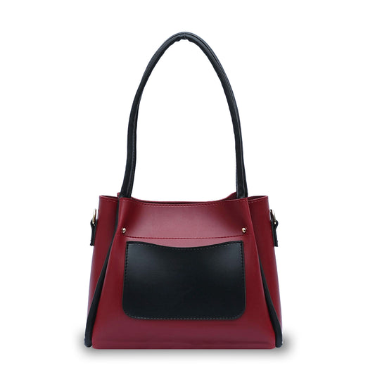 Flexi Front Maroon Tote Bag