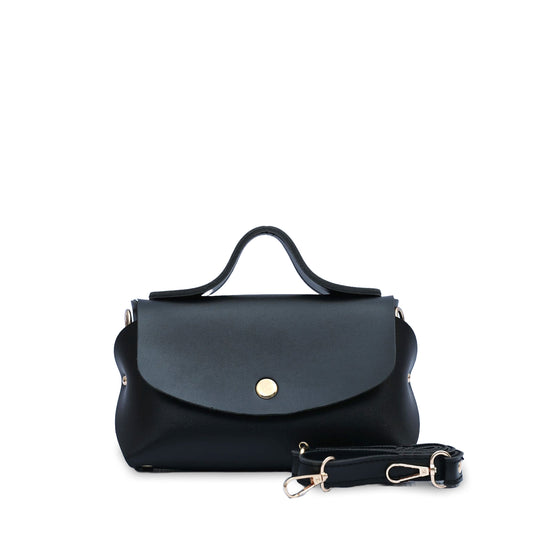 Casandra Black Crossbody Bag