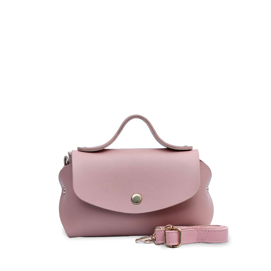 Cassandra Pink Crossbody Bag