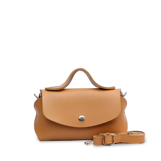 Cassandra Mustard Crossbody Bag