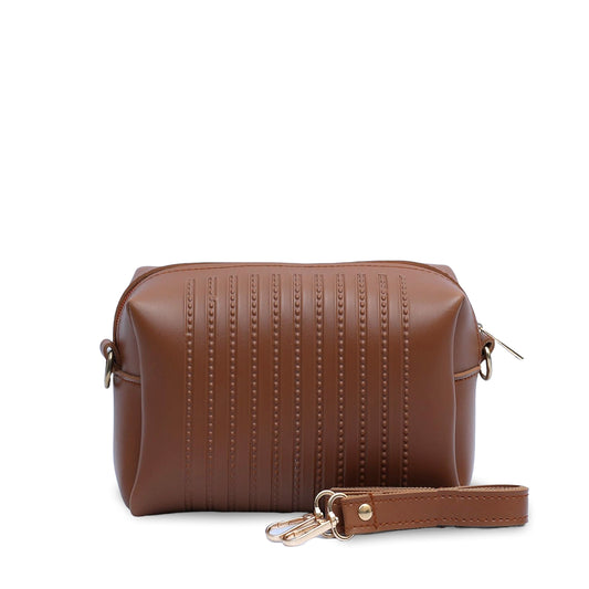 Terry Brown Crossbody Bag