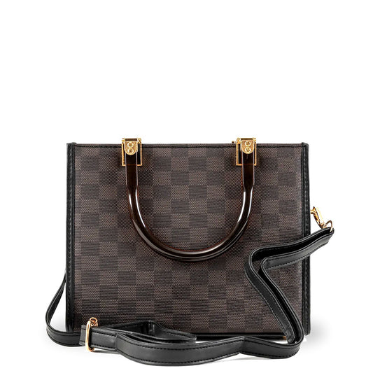 Checkmate Bag - Dark Brown