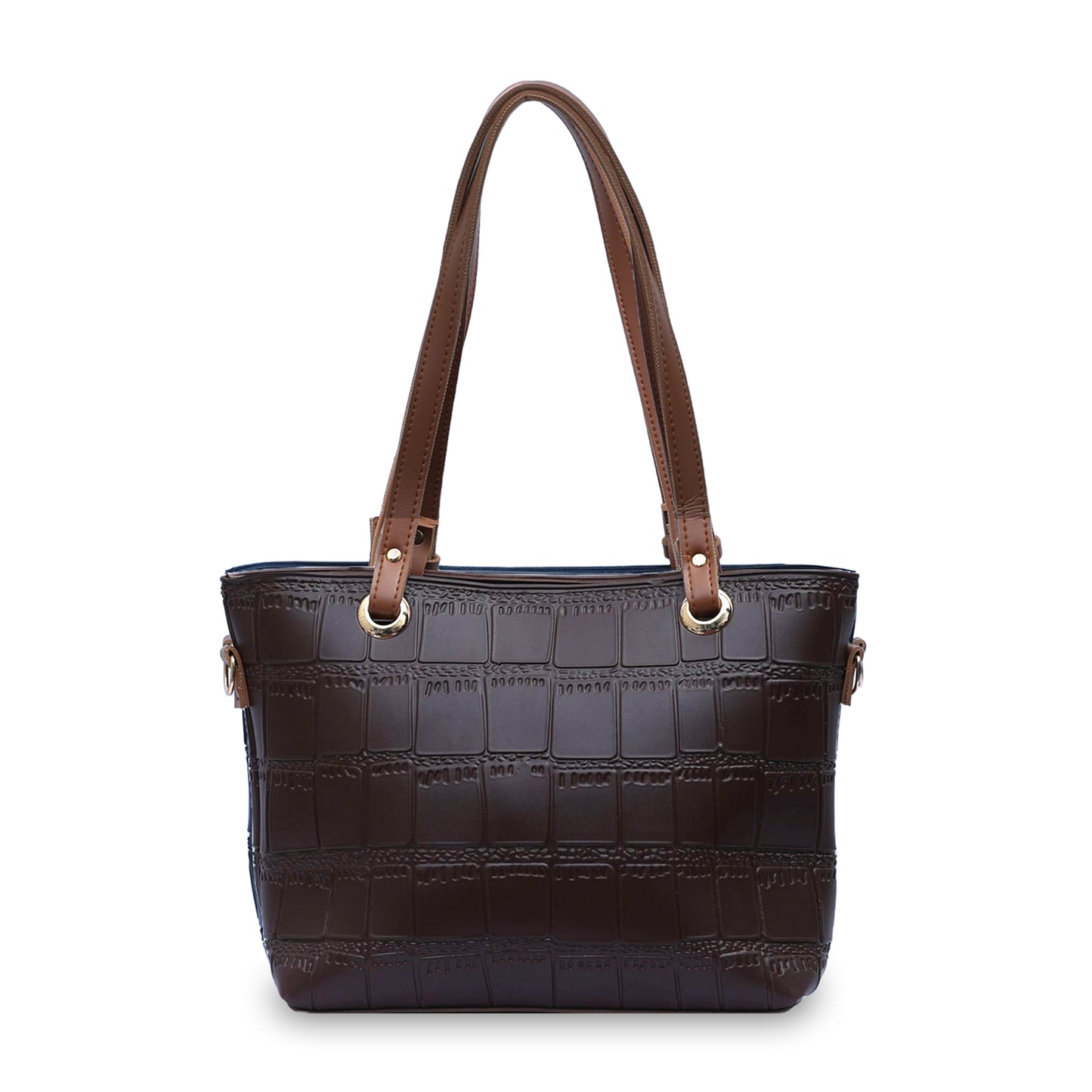 Crocodile Choco Brown Tote Bag