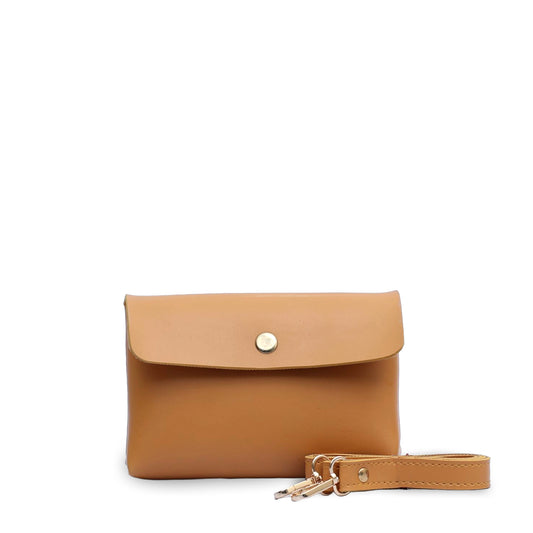 Flip Cross Mustard Crossbody