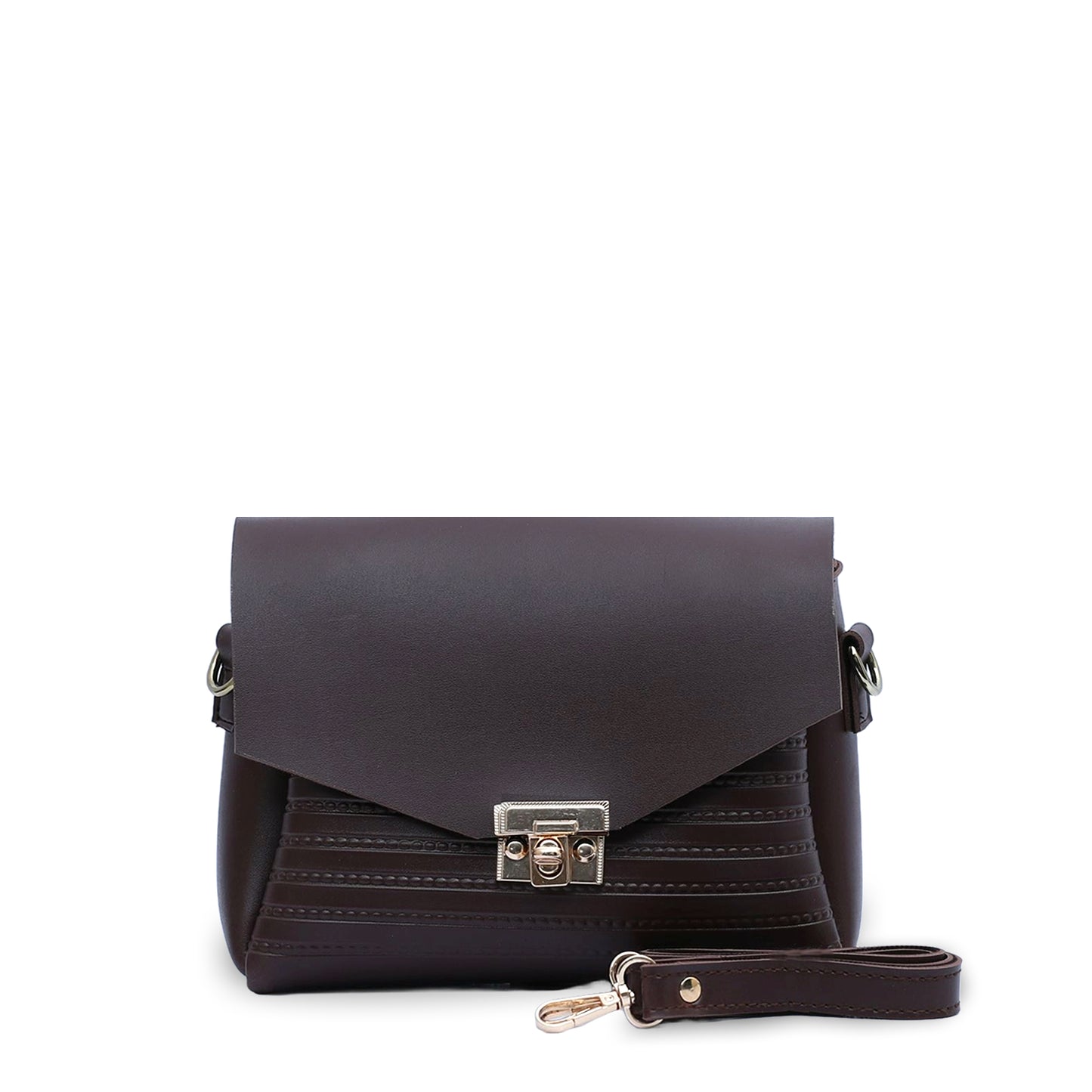 Mini Slouchy Choco Brown Crossbody