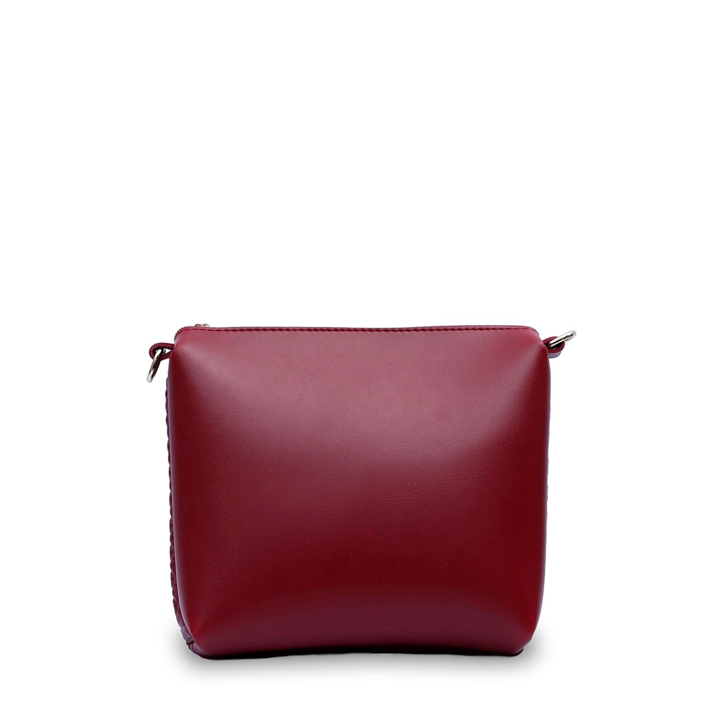 Crosscheck Maroon Crossbody Bag