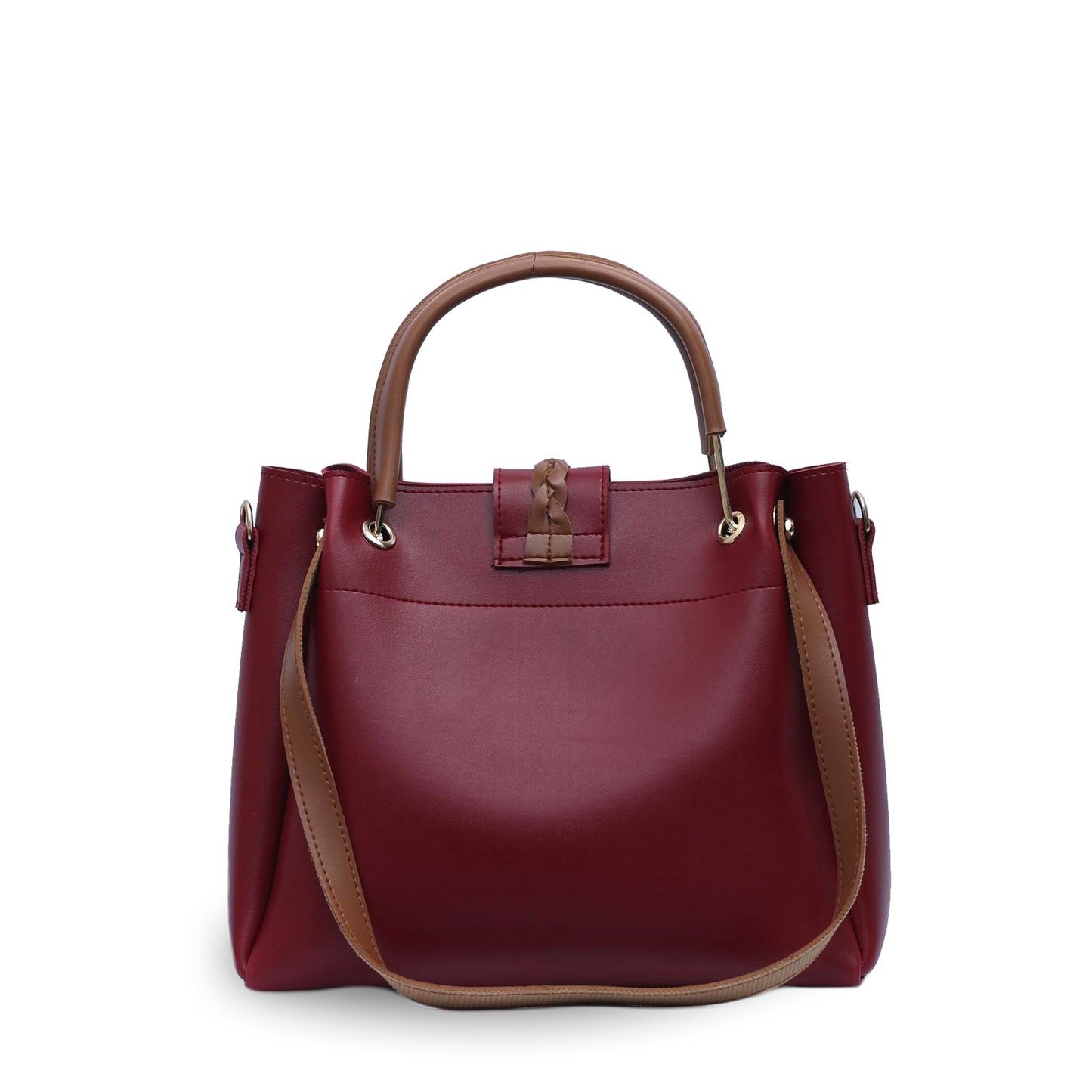 Aura Maroon Handbag