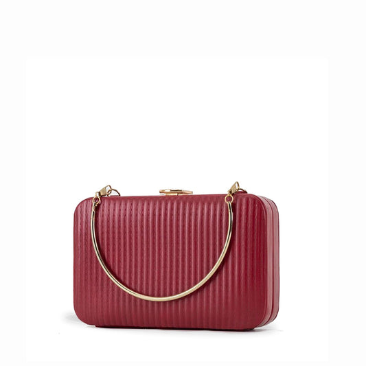 Lilly clutch- Maroon