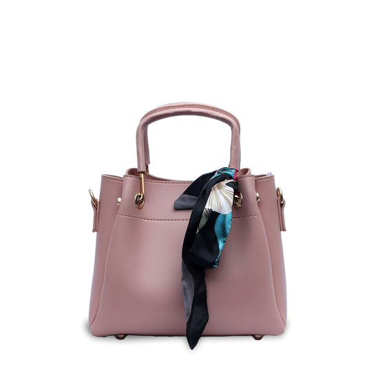 Silk Knote Pink Handbag