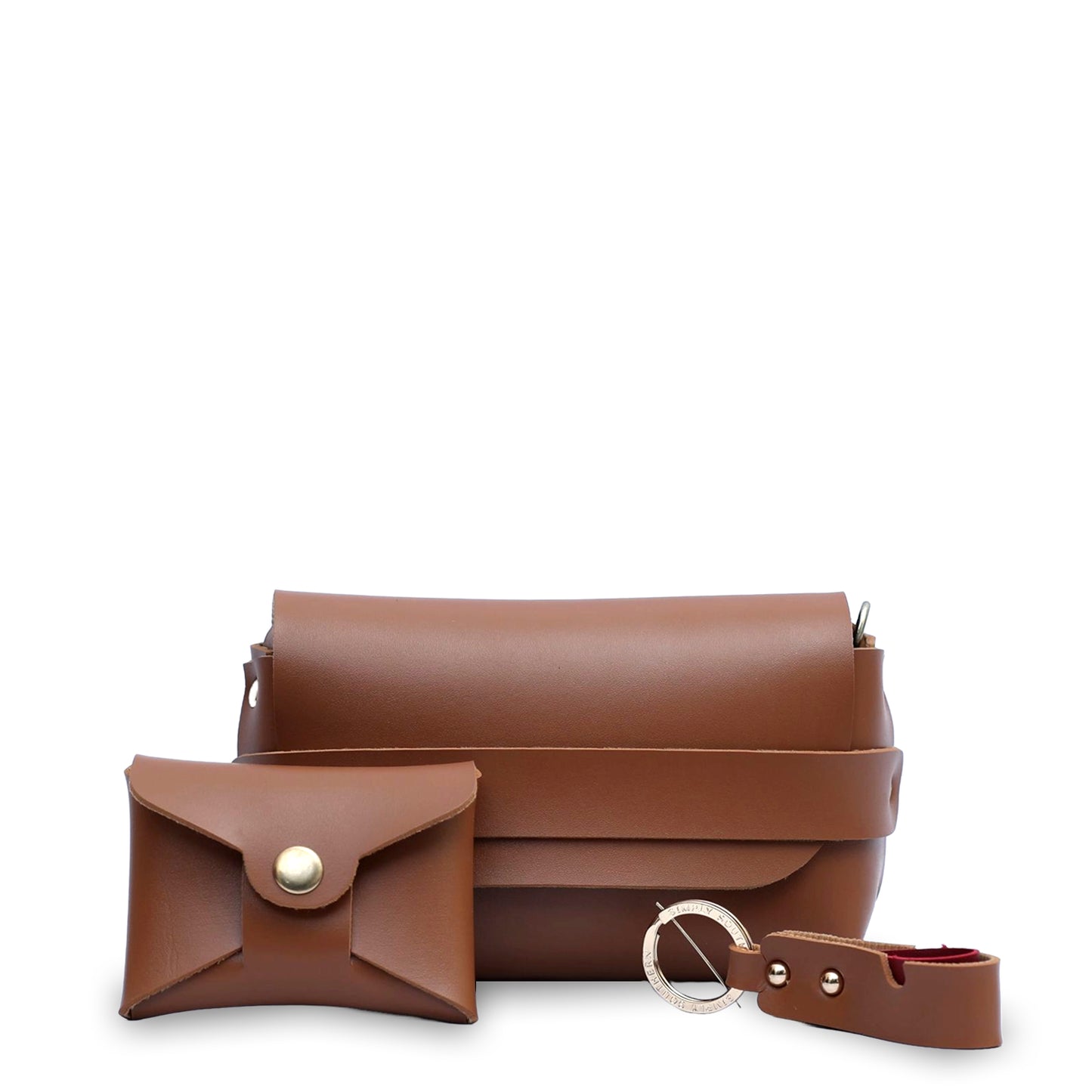 Strapcross Crossbody Brown 3Pc